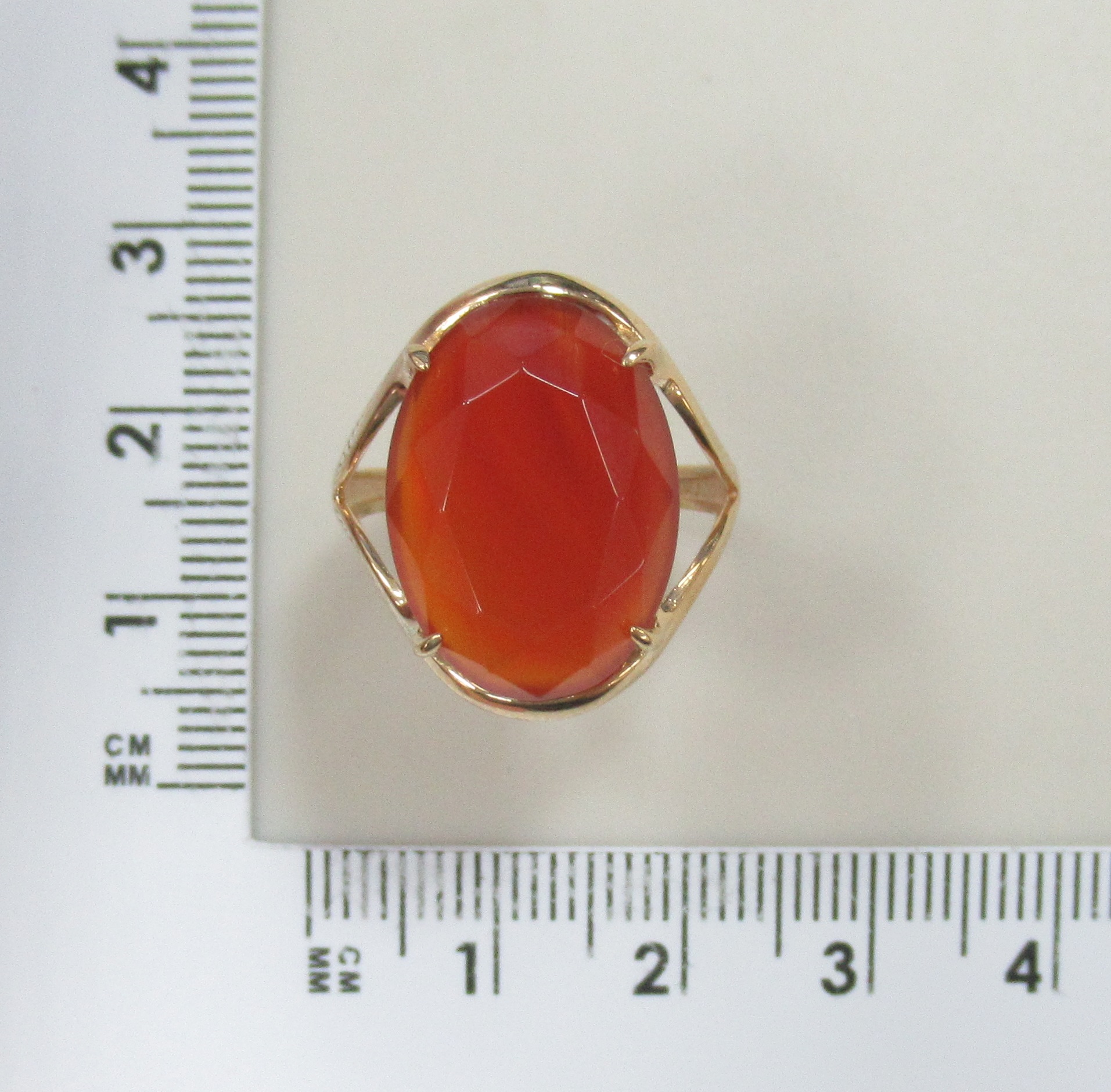 Серебряное кольцо с агатом